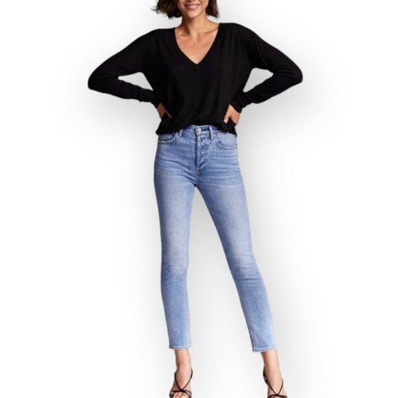 Denim Forum Denim - Denim Forum The Yoko High Rise Slim 26